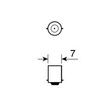 ΛΑΜΠΑΚΙΑ ΜΙΝΙΟΝ (J) 12V/2W BA7s ΠΡΑΣΙΝΑ