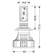 H7 9-32V 6.500K 6.000lm 72W PX26d HALO LED KIT SERIE 7 COMPAC 2ΤΕΜ (ΓΙΑ ΠΡΟΤΖΕΚΤΟΡΕΣ ΑΛΟΓΟΝΟΥ)