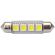 ΛΑΜΠΑΚΙΑ ΠΛΑΦΟΝΙΕΡΑΣ C5W/C10W 12V 0,96W SV8,5 41mm CAN-BUS LED 4xSMD5050 PREMIUM ΛΕΥΚΟ BLISTER 2ΤΕΜ