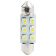 ΛΑΜΠΑΚΙΑ ΠΛΑΦΟΝΙΕΡΑΣ C5W/C10W 12V 0,48W SV8,5 36mm LED 6xSMD3528 ΚΙΤΡΙΝΟ 1ΤΕΜ.