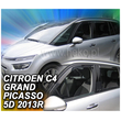 CITROEN C4 GRAND PICASSO SPACE TOURER MK2 5D 2013+ ΣΕΤ ΑΝΕΜΟΘΡΑΥΣΤΕΣ ΑΥΤΟΚΙΝΗΤΟΥ ΑΠΟ ΕΥΚΑΜΠΤΟ ΦΙΜΕ ΠΛΑΣΤΙΚΟ HEKO - 4 ΤΕΜ.