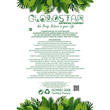 GloboStar® Artificial Garden KARYSTOS 20564 Κρεμαστό Διακοσμητικό Κασπώ Γλάστρα - Flower Pot από Φλοιό Καρύδας Καφέ με Μαύρη Μεταλλική Βάση Φ35 x Υ18cm