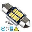 GloboStar® 81328 Λάμπα Αυτοκινήτου & Φορτηγού 31mm FESTOON - C5W 3rd Generation Can-Bus Extreme Truck Series LED 10 SMD 4014 3W 450lm 120° DC 12-24V IP20 Ψυχρό Λευκό 6000K