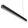 GloboStar® ORION 61030-P Γραμμικό Κρεμαστό Φωτιστικό Linear LED CCT 72W 8600lm 120° AC 220-240V Μ120 x Π5.5 x Υ7cm - Εναλλαγή Φωτισμού μέσω Τηλεχειριστηρίου All In One Ψυχρό 6000k+Φυσικό 4500k+Θερμό 2700k Dimmable - Μαύρο - 3 Years Warranty