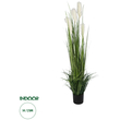 GloboStar® Artificial Garden PAMPAS GRASS 20106 Τεχνητό Διακοσμητικό Φυτό Γρασίδι της Πάμπας Υ150cm