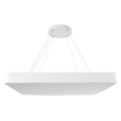 GloboStar® KAMALA 61211-S Πλαφονιέρα Οροφής LED CCT 100W 11020lm 120° AC 220-240V - Εναλλαγή Φωτισμού μέσω Τηλεχειριστηρίου All In One Ψυχρό 6000k+Φυσικό 4500k+Θερμό 2700k Dimmable Μ80 x Π80 x Υ8cm - Λευκό - 3 Years Warranty