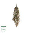 GloboStar® Artificial Garden HANGING FERN BRANCH  20828 Τεχνητό Διακοσμητικό Κρεμαστό κλαδί Φτέρης Μ30 x Π10 x Υ85cm