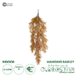 GloboStar® Artificial Garden HANGING BARLEY 20856 Τεχνητό Διακοσμητικό Κρεμαστό Φυτό Κριθάρι Μ26 x Π15 x Υ81cm