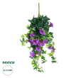 GloboStar® Artificial Garden  MORNING GLORY HANGIN PLANT 21132 Τεχνητό Διακοσμητικό Κρεμαστό  Κλαδί Ορτανσίας Y65cm