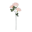 GloboStar® Artificial Garden PALE PINK CLIMBING ROSE BRANCH 21195 Τεχνητό Διακοσμητικό Κλαδί Τριαντάφυλλο απαλό Ροζ Y66cm