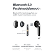 GloboStar® 87055 JOYROOM Originals JR-T13 Bilateral TWS Earphones με Θήκη Φόρτισης True Wireless Bluetooth V5.0 Binaural Συμβατό με iOS & Android Μαύρο