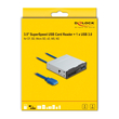 DELOCK USB 19-pin card reader 91759, CF/SD/micro SD/xD/MS/M2/USB, 5Gbps