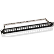 GOOBAY Keystone patch panel 95336 με 24 modules, 19"/1U, 24 ports, μαύρo