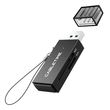 CABLETIME card reader CT-ASD3-PB για SD & micro SD, USB, 5Gbps, μαύρο