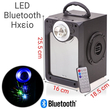 Bluetooth Ηχείο με LED Crystal Sound Black