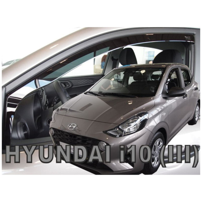 HYUNDAI i10 5D 2019+ ΖΕΥΓΑΡΙ ΑΝΕΜΟΘΡΑΥΣΤΕΣ ΑΠΟ ΕΥΚΑΜΠΤΟ ΦΙΜΕ ΠΛΑΣΤΙΚΟ HEKO - 2 ΤΕΜ.