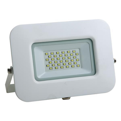 ΠΡΟΒΟΛΕΑΣ LED 30W SMD ΒΑΣΗ 360° ΛΕΥΚΟΣ IP65 4000K PLUS