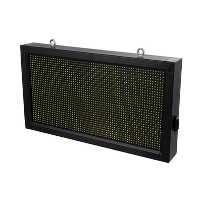 GloboStar® DISPLAY 90326 LED Scrolling Display 64x32cm - Κυλιόμενη Ψηφιακή Πινακίδα / Επιγραφή Μονής Όψης P10 LED SMD AC 220-240V - Λειτουργία μέσω Wi-Fi με Εφαρμογή APP - Αισθήτηρας Θερμοκρασίας και Υγρασίας - Αδιάβροχο IP65 - Μ72 x Π9 x Υ42.5cm - Ψυχρό Λευκό 6000K - 1 Χρόνο Εγγύηση