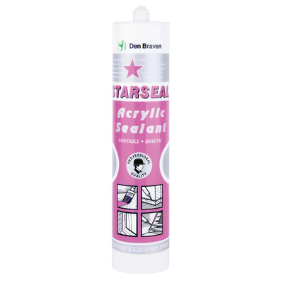 ΣTOKOΣ 12T. STARSEAL AKPYΛIKOΣ ΛEYKOΣ 260ML / 98000040