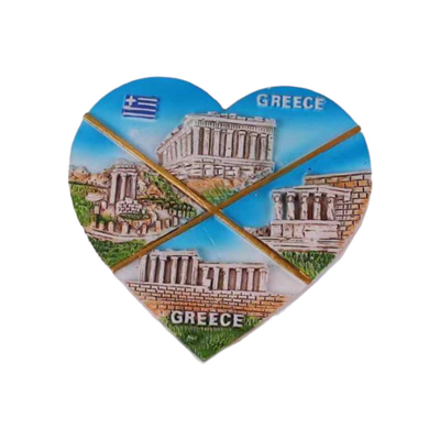 Tουριστικό μαγνητάκι Souvenir – Σετ 12pcs - Resin Magnet - Greece - 678039