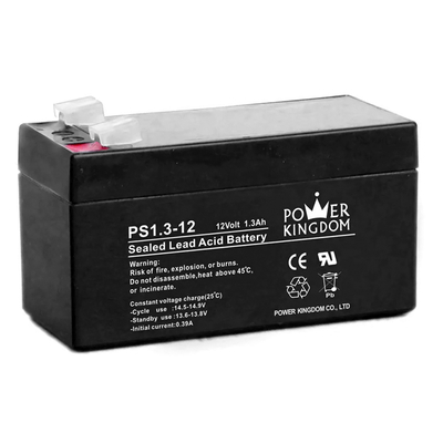 POWER KINGDOM μπαταρία μολύβδου PS1.3-12, 12Volt 1.3Ah