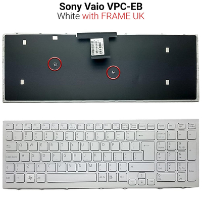 Πληκτρολόγιο Sony Vaio VPC-EB Λευκό