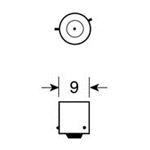 ΛΑΜΠΑ ΑΛΟΓΟΝΟΥ 12V/6W BAX9s