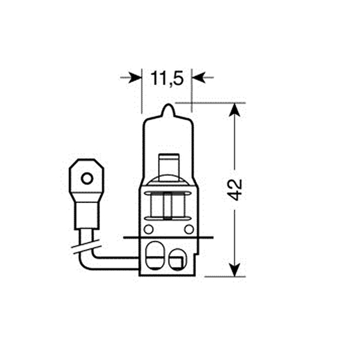 H3 XENON-BLUE 12V/100W 42mm 4.150Κ