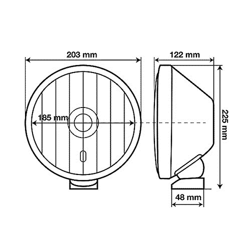 ΠΡΟΒΟΛΕΑΣ X-TRE 12/24V H1 55W+T4W