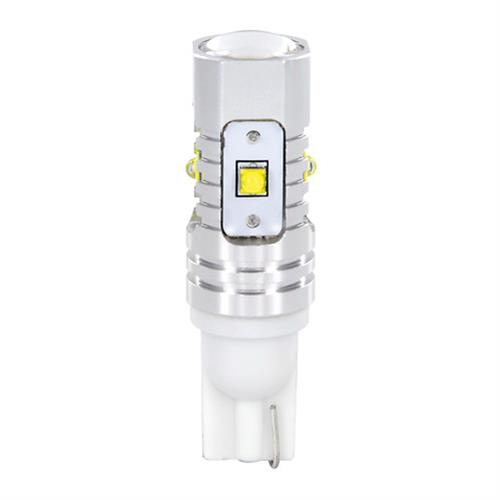 T10 10-30V W2,1x9,5d 380lm (ΚΑΡΦΩΤΟ) Λευκό Διάθλασης MEGA-LED 45 CREE-LED BLISTER 2τεμ.