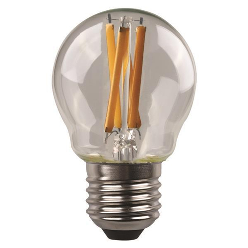 ΛΑΜΠΑ LED ΣΦΑΙΡΙΚΗ CROSSED FILAMENT 6.5W E27 3000K 220-240V DIMMABLE CLEAR