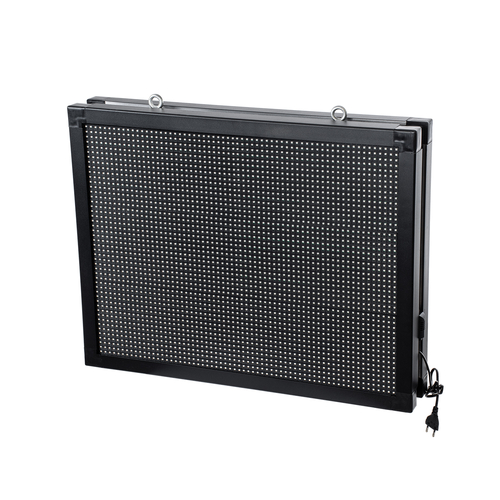 GloboStar® DISPLAY 90288 LED Scrolling Display 64x48cm - Κυλιόμενη Ψηφιακή Πινακίδα / Επιγραφή Διπλής Όψης P10 LED SMD AC 220-240V - Λειτουργία μέσω Wi-Fi με Εφαρμογή APP - Αισθήτηρας Θερμοκρασίας και Υγρασίας - Αδιάβροχο IP65 - Μ70 x Π11 x Υ54.5cm - Κόκκινο - 1 Χρόνο Εγγύηση