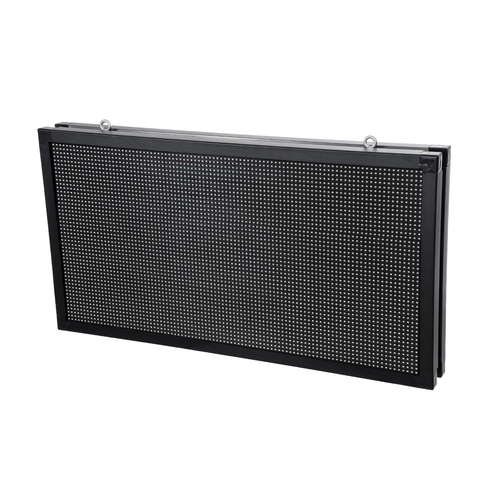 GloboStar® DISPLAY 90298 LED Scrolling Display 96x48cm - Κυλιόμενη Ψηφιακή Πινακίδα / Επιγραφή Διπλής Όψης P10 LED SMD AC 220-240V - Λειτουργία μέσω Wi-Fi με Εφαρμογή APP - Αισθήτηρας Θερμοκρασίας και Υγρασίας - Αδιάβροχο IP65 - Μ102 x Π11 x Υ54.5cm - Κόκκινο - 1 Χρόνο Εγγύηση