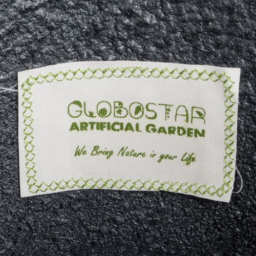 GloboStar® Artificial Garden MATERA 20733 Επιδαπέδιο Πολυεστερικό Τσιμεντένιο Κασπώ Γλάστρα - Flower Pot Μαύρο Φ42 x Υ120cm