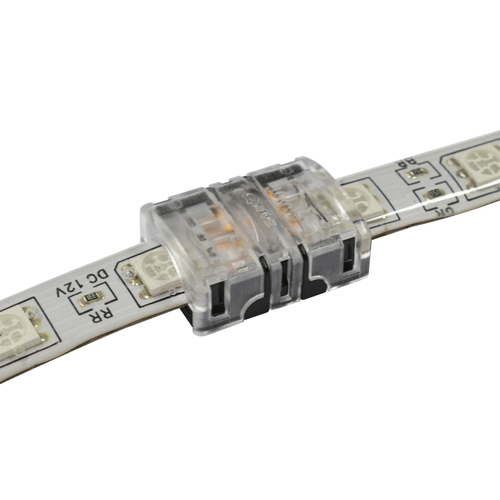 GloboStar® 70723 Αδιάβροχος Ταχυσύνδεσμος Ένωσης IP65 - Strip To Strip Connector για Ένωση 2 x RGB Αδιάβροχες Ταινίες LED Πλάτους 10mm