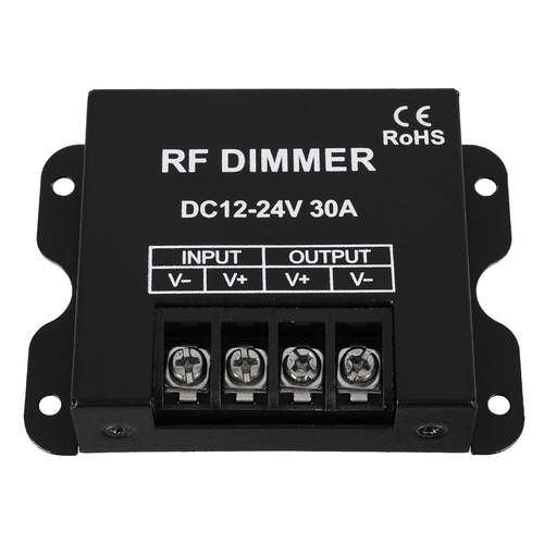 GloboStar® 73310 Ασύρματο LED Dimmer με Χειριστήριο RF 2.4Ghz DC 12-24V 30A Max 720W