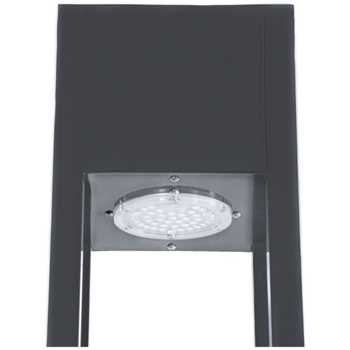 GloboStar® MONTERREY 61511 Urban Light Φωτιστικό Πάρκου - Πλατείας - Κήπου Ύψους 2 μέτρων LED 40W 5440lm 60° AC100-240VAC IP67 IK09 - Μ20 x Π20 x Υ200cm - Anthracite Grey - Φυσικό Λευκό 4000K - LUMILEDS - MEAN WELL DRIVER - 5 Years Warranty