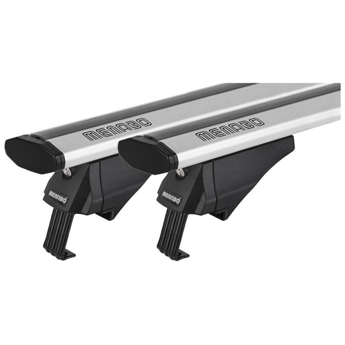 ΜΠΑΡΕΣ ΟΡΟΦΗΣ ΑΛΟΥΜΙΝΙΟΥ BLADE M SILVER 118cm ΜΕ ΑΚΡΑ ALFA HIGH ΓΙΑ FLUSH / STANDARD RAILS MENABO - 2 ΤΕΜ.