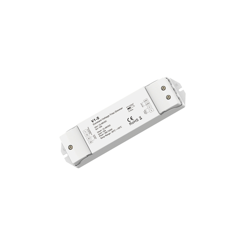 GloboStar® 73127 V1-S SKYDANCE AC Triac Dimmer Push Dimming 1 Κανάλι DC 12-48V 1 x 15A 720W - Max 15A 720W - IP20  Μ17.5 x Π4.5 x Υ2.5cm - 5 Χρόνια Εγγύηση