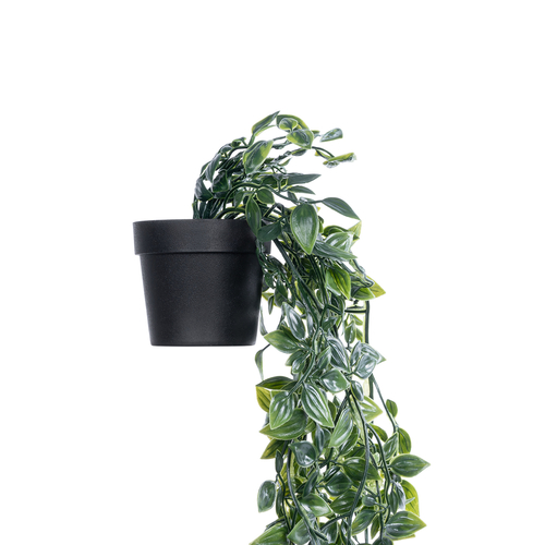 GloboStar® Artificial Garden HANGING DATURA 20865 Τεχνητό Κρεμαστό Διακοσμητικό Φυτό Δατούρα  Φ26 x Y80cm