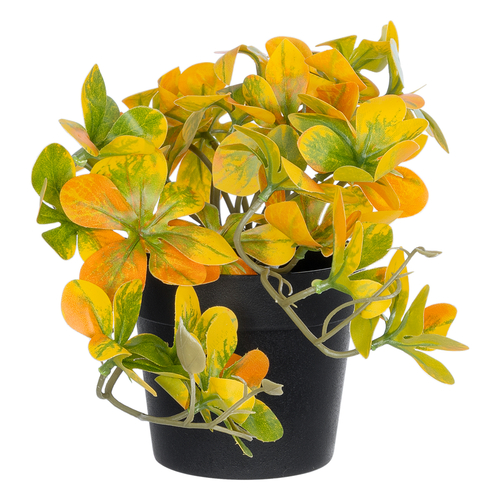 GloboStar® Artificial Garden SCHEFFLERA MIX PLANT 20955 Διακοσμητικό Φυτό Σεφλέρα Φ20 x Υ18cm