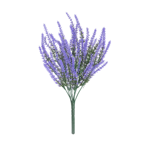 GloboStar® Artificial Garden  LAVENDER BRANCH 21062 Διακοσμητικό Κλαδί Λεβάντας σετ 2 τεμάχια Φ15 x Υ30cm