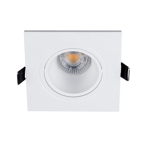 LED ΣΠΟΤ ΠΛΑΣΤΙΚΟ ΤΕΤΡΑΓΩΝΟ PAR 16 COB 7W 2700-3000K ΛΕΥΚΟ