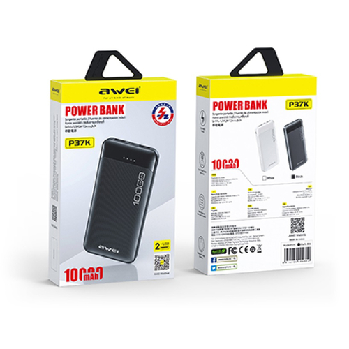 Powerbank - P37K - 10.000mah - AWEI - 004312 - Black