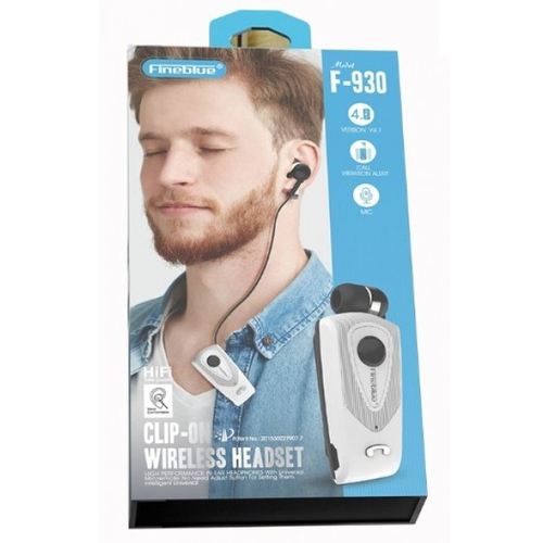 Ασύρματο ακουστικό Bluetooth - F930 - Fineblue - 810705 - Silver