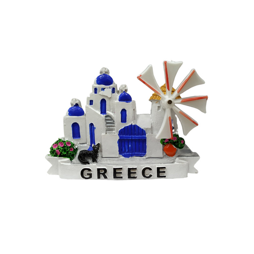 Tουριστικό μαγνητάκι Souvenir – Σετ 12pcs - Resin Magnet - 678177