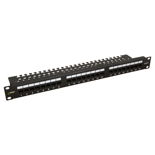 PULSAR patch panel RP-U24V6, 19"/1U, 24-port, UTP Cat 6