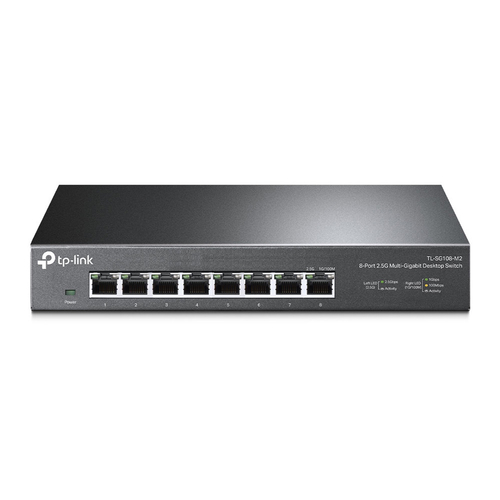 TP-LINK Multi-Gigabit Desktop Switch TL-SG108-M2, 8-Port 2.5G, Ver. 1.0