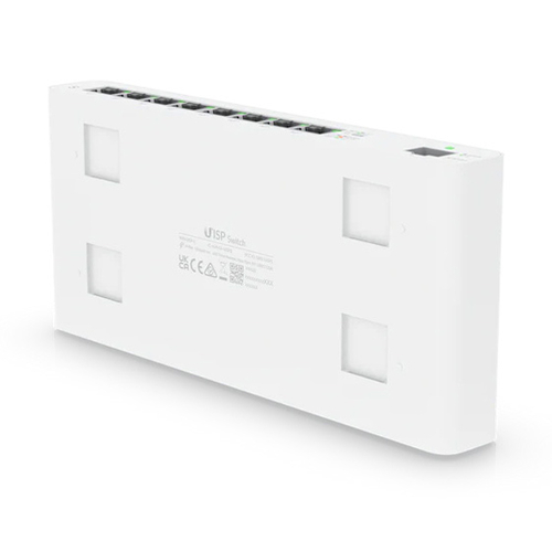 UBIQUITI Switch UISP, 8-Port Gigabit, 10/100/1000 Mbps, PoE