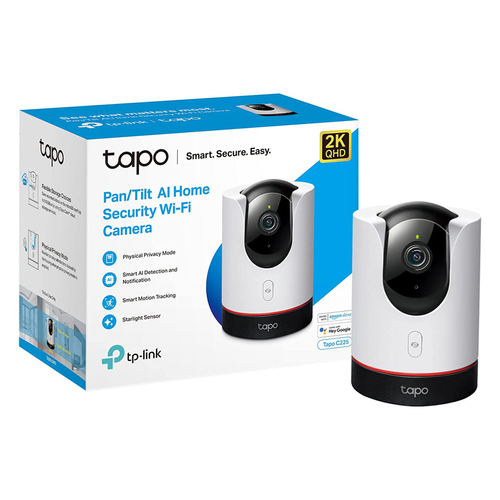 TP-LINK smart camera Tapo-C225, 2K QHD, Pan/Tilt, two-way audio, Ver. 1